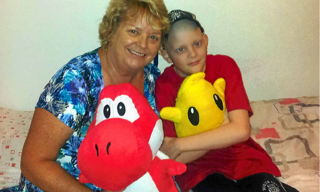 Mitchell Luders, 10, enjoys the undivided attention of his nanna, Merrian Ross. Mitchell Luders, 10, enjoys the undivided attention of his nanna, Merrian Ross.